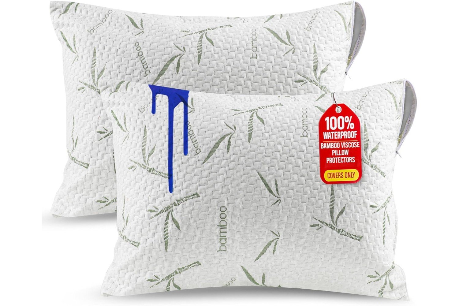 "Bed furniture risers, shown as a set of sturdy, rectangular blocks, designed to elevate a bed frame. The risers are positioned under each bed leg, increasing the height of the bed and providing additional storage space underneath."